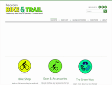 Tablet Screenshot of beardenbikeandtrail.com